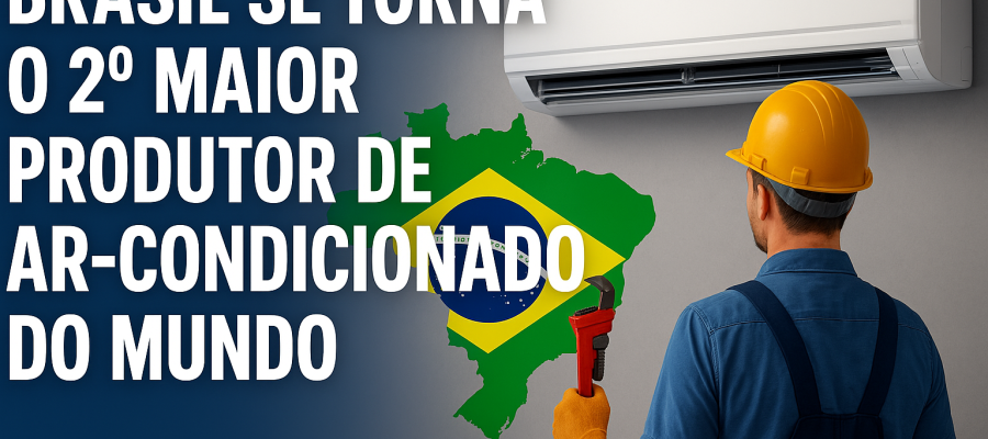 Brasil se torna o 2º maior produtor de ar-condicionado do mundo – O que isso significa para os técnicos?